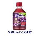 ［飲料］送料無料※　ウェルチ　グレープ５０　濃いぶどう　２８０ｍｌＰＥＴ　１ケース２４本入り（280ml 300 ウエルチ Welch’S）アサヒ飲料