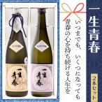 日本酒 飲み比べ ギフト 一生青春 大吟醸 純米吟醸 2種 720ml ×2本 曙酒造 福島 お酒 送別会 誕生日 父の日 ふくしまプライド。体感キャンペーン（お酒/飲料）