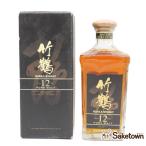 全国配送可能 ニッカ ウイスキー ピュアモルト 竹鶴12年 角瓶 40% 660ml 箱付き ※難有