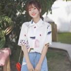 アロハシャツ レディース トップス 夏 シャツ ブラウス ハワイシャツ ボタニカル アロハ 日焼け止め服 半袖 花柄 プリント 薄手 ゆったり ビーチ 浜辺 リゾート