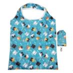  симпатичный кошка рисунок складной эко-сумка полиэстер легкий большая вместимость красочный кошка дизайн покупка сумка 