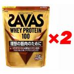 ザバス SAVAS 明治 ホエイプロテイン100 リッチショコラ味 2200g×2袋 賞味期限2027年3月以降