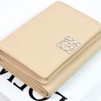 ショッピングロエベ 【美品】ロエベ　アナグラム　トライフォールド　ウォレット 三つ折り C821TR2X02