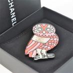 【新品同様】シャネル　ブローチ　ココマーク　フクロウ