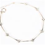 【美品】タサキ K18WG ダイヤ ブレスレット 0.24ct