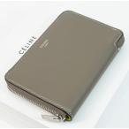 【美品】セリーヌ  ミディアム ジップ ウォレット コンパクト ラウンドファスナー  財布 10439