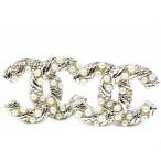 パールとココマークのピアス