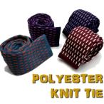 ネクタイ ニットタイ ニットネクタイ スクエアエンド 父の日 誕生日 ギフト プレゼント 小紋 ワイン ネイビー パープル ntp-020