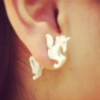 Yahoo! Yahoo!ショッピング(ヤフー ショッピング)【在庫処分】ピアス 動物 片耳 ペガサス おもしろ pr-029