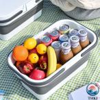  складной корзина уличный пикник большая вместимость кемпинг THKJ цветок видеть отдых удобный компактный складной корзина легкий в использовании рекомендация популярный удобный товары 