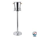 アイスバケット スタンド付きアイスバケット ステンレス鋼製アイスキ THKJ ューブコンテナクーラー ハンドル付きワイン シャンパン ビール KT 使いやすい