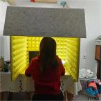  простой звукоизоляция .1 человек для звукоизоляция Booth звукоизоляция box разделитель звукоизоляция Booth дом настольный имеется настольный звукоизоляция стол разделитель складной сборка тип Reverb .no