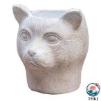 動物の頭のプランターポット猫の顔プランターTHKJ植木鉢の装飾植木鉢ジュー...
