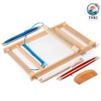  машина ткань машина вязальная машина ткань машина настольный ткань машина стол хорошо сделанный тканый машина многофункциональный плетеный комплект игрушка подарок функционирование простой из дерева регулировка возможность нить имеется начинающий предназначенный ребенок взрослый двоякое применение 