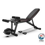 調整可能なウェイトベンチ、ダンベルスツール折りたたみ、レッグエクステンションとレッグカール付き、ホームトレーニングジムウェイト