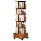 книжный шкаф вращение большая вместимость поворотный книжный шкаф комикс подставка книга с картинками полки место хранения полки из дерева книжная полка манга журнал учебник место хранения сборка . простой .. living салон Home 