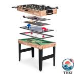 10 in 1 мульти- игра стол детский combination аркада комплект бассейн бильярд теннисный стол аэрохоккей футбол нарды три глаз средний . bow li