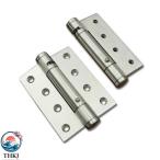 堅塁金物 蝶番 スプリング蝶番 ステンレス鋼の丁番 ドアクローザーヒンジ 調整可能な自動閉鎖ドア用スプリングヒンジ 2個入