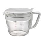 HARIO(ハリオ) お手軽 ティーポット マルティ 急須 ペールグレー 実用容量400ml 耐熱ガラス メモリ付き 日本製 OTPM-40-PGR