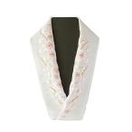 半衿 半襟 刺繍 白色地 ピンク 水色 振袖 成人式 セレモニー ピンクAI-1通販