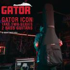 GATOR электрический бас для gig сумка 2 шт место хранения возможность G-ICON Take Two Series G-ICONTTBASS-BLK( гетры GIGBAG чехол для бас-гитары основа сумка )( большой багаж )