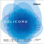 D'Addario ウッドベース弦 H616 3/4M Helicore Orchestral Bass Strings /  Low B-MED〔バラ弦/ミディアム〕〔daddario コントラバス〕〔ゆうパケット対応〕＊