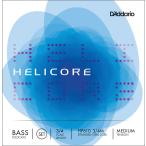 D'Addario ウッドベース弦 HP610 3/4M Helicore Pizzicato Bass Strings / SET-MED〔セット弦/ミディアム〕〔ダダリオ daddario コントラバス〕＊