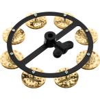 MEINL Percussion высокий шляпа тамбурин Headliner серии Hammered Brass 1row HTHH1B-BK ( мой фланель ударный инструмент Hihat Tambourine)