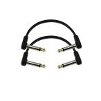 D'Addario Flat соединительный кабель PW-FPRR-204(4in/10cm свет угол :L-L)2 шт. комплект ( D'Addario PWFPRR204)(.. пачка соответствует )*