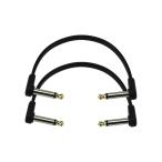 D'Addario Flat соединительный кабель PW-FPRR-206(6in/15cm свет угол :L-L)2 шт. комплект ( D'Addario PWFPRR206)(.. пачка соответствует )*