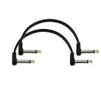 D'Addario Flat соединительный кабель PW-FPRR-206OS(6in/15cm офсет :L-L)2 шт. комплект ( D'Addario planet wave sPWFPRR206)(.. пачка соответствует )*