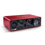 Focusrite USBオーディオインターフェイス Scarlett Solo 3rd Gen【第3世代 フォーカスライト スカーレット】