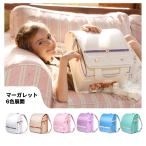 ランドセル　マーガレット&刺繍　6年保証　おまけ付き　女の子　クーロン　Coulomb