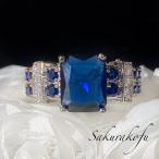 Yahoo! Yahoo!ショッピング(ヤフー ショッピング)即納☆送料無料 人気デザイン サファイア ガーリースタイル レディース 指輪 リング（D081）