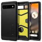 Spigen Pixel6a ケース 耐衝撃 スタンド付き 米軍MIL規格取得 三層構造 スマホスタンド カメラ保護 傷防止 衝撃 吸収 タフ・アーマ