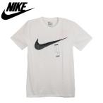 50%OFF ナイキ NIKE S M L size クリックポストで送料無料 半袖Tシャツ S/S T-Shirt ブラック スウッシュ ホワイト 正規品
