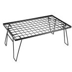 キャンピングムーン(CAMPING MOON) フィールドラック グラウンドラック 折り畳みラック 黒メッキスチール製 本体T-230