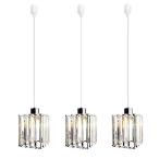 SAITODOU LED Cube подвесной светильник 3 лампа crystal прозрачный стекло рейлинг специальный осветительное оборудование интерьер освещение потолочный светильник ( рейлинг для )