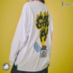 FIREライターロングTシャツ GALFY 153086 ガルフィー ゆったりめ オーバーサイズ ユニセックス
