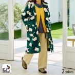 オリジナルジャガードボアコンチョコート go slow caravan レディース350215 ゴースローキャラバン 羊 パンダ