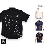 桜吹雪半袖シャツ 備中倉敷工房 倉 25295　和柄 和風 さくら サクラ爆買