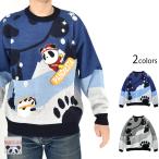 ショッピングJapan 雪遊びパンダジャガードクルーニット PANDIESTA JAPAN 595222 パンディエスタジャパン セーター