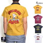ショッピングスカル SKULL WORKS×POPEYE半袖シャツ スカルワークス 送料無料 バイカー アメカジ ポパイ 121516