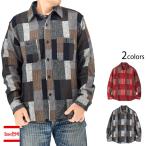 ショッピングパッチワーク ランダムパッチワーク長袖ワークシャツ/RANDOM PATCHWORK WORK SHIRT SUGER CANE SC29590 シュガーケーン 日本製 東洋