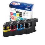 ブラザー brother LC113-4PK 純正 インクカートリッジ 4色 お徳用パック 化粧箱は折りたたんで同封します