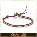 チャンルー 1ラップ ブレスレット 正規 CHAN LUU シングルブレス シルバーナゲット ハニーデューレザー BS-1025 HONEYDEW 2014秋冬