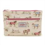 キャスキッドソン Cath Kidston ポーチ ペンケース マルチケース 789387 Kids Double Zip Pencil Case Cream Pony オフホワイト系マルチ