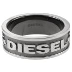 ディーゼル DIESEL 指輪 DX1108060515 DX1108060-11.5 arde00188m ロゴ リング メンズ アクセサリー US11.5 日本サイズ 約24号 ブラック+シルバー