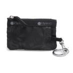 レスポートサック LeSportsac ミニ ポーチ マルチケース 3843 E538 RE-ZIP KEY POUCH ジップキーポーチ HIDDEN MESSAGE NOIR ブラック系