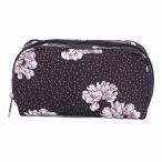 レスポートサック LeSportsac ポーチ 化粧ポーチ マルチポーチ 6511 F083 RECTANGULAR COSMETIC レクタンギュラー  PEONY PARTY 花柄ダークブラウン系マルチ